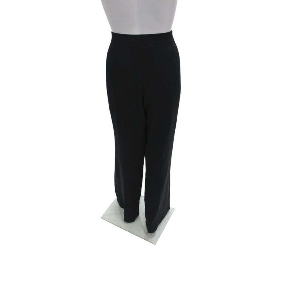 St. John Collection By Marie Gray Women Dress Pants Black Cotton Size 14 - Picture 3 of 5